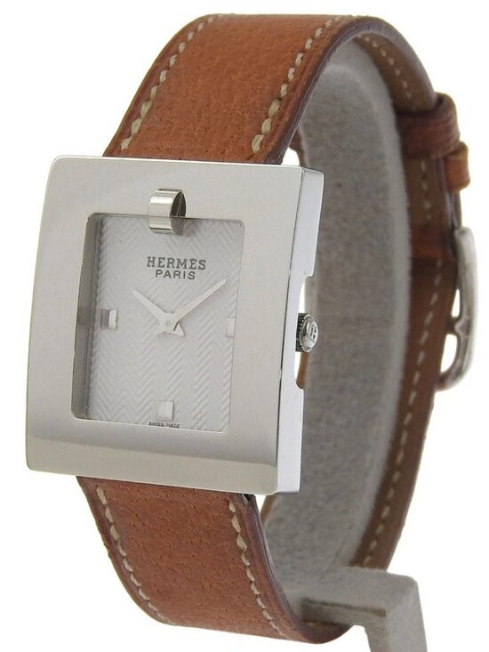HERMES Belt watch Watches BE1.210 WhiteDial Stainless Steel Quartz Analog ... main image 10